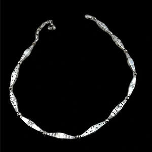 Brighton Silver Tone Scrolled Lanyard & Geometric Link Necklace 80.9g
